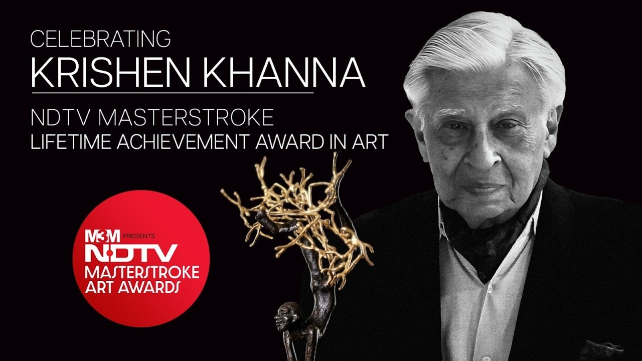 Krishen Khanna Honoured With NDTV Masterstroke Lifetime Achievement Award