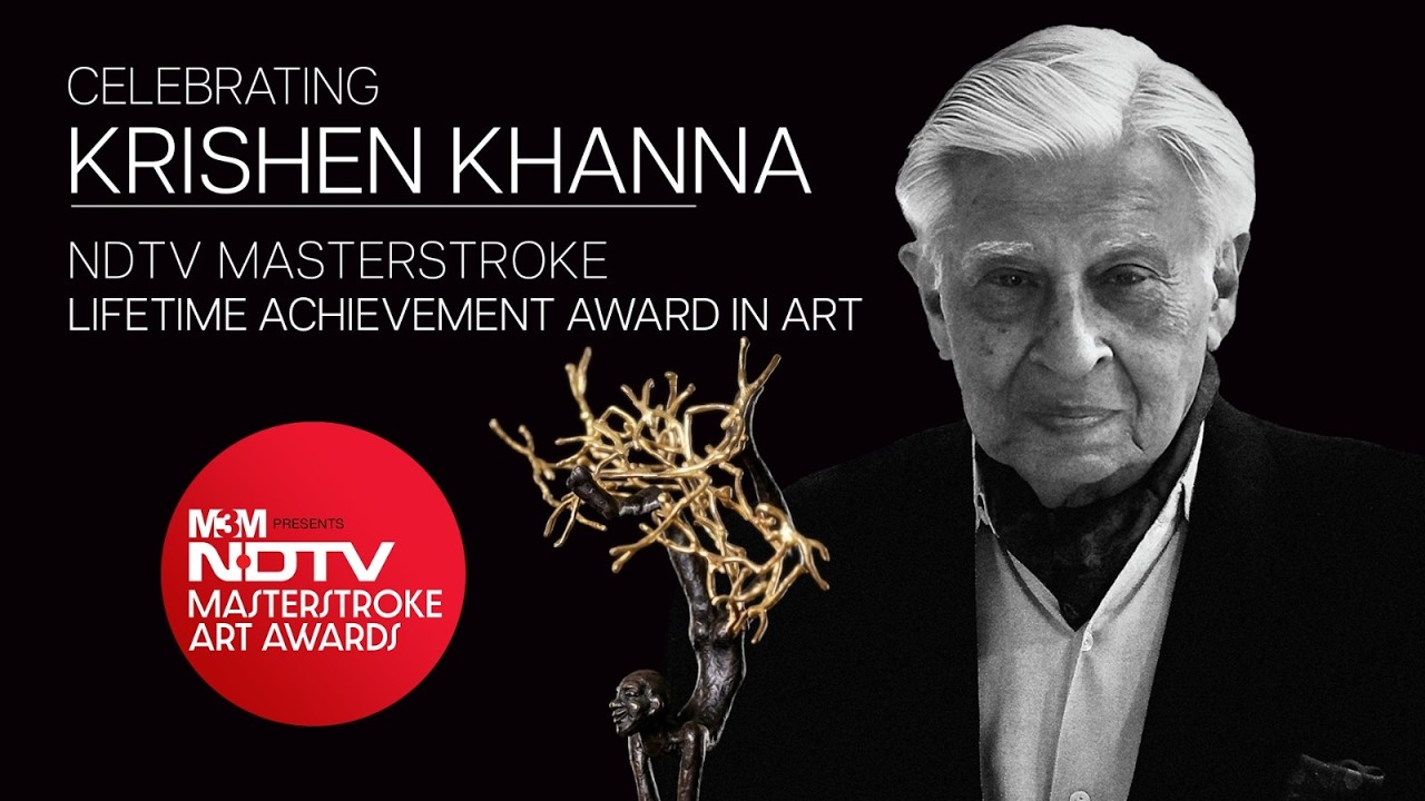 Krishen Khanna Honoured With NDTV Masterstroke Lifetime Achievement Award