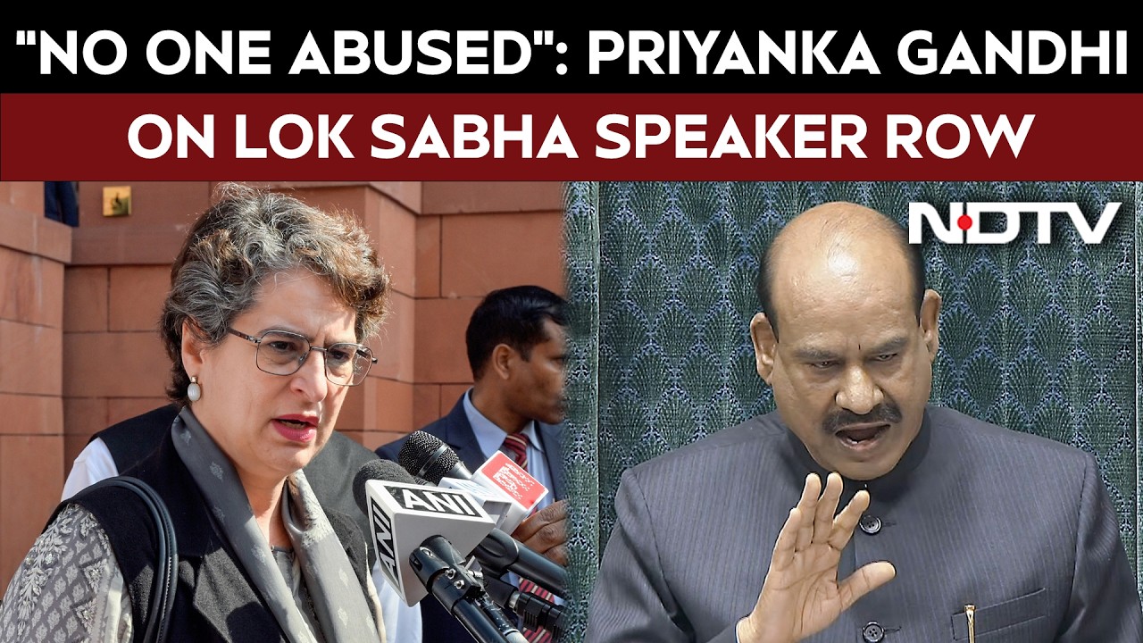 Priyanka Gandhi Refutes Rijiju’s Claim of MPs Abusing Speaker Om Birla