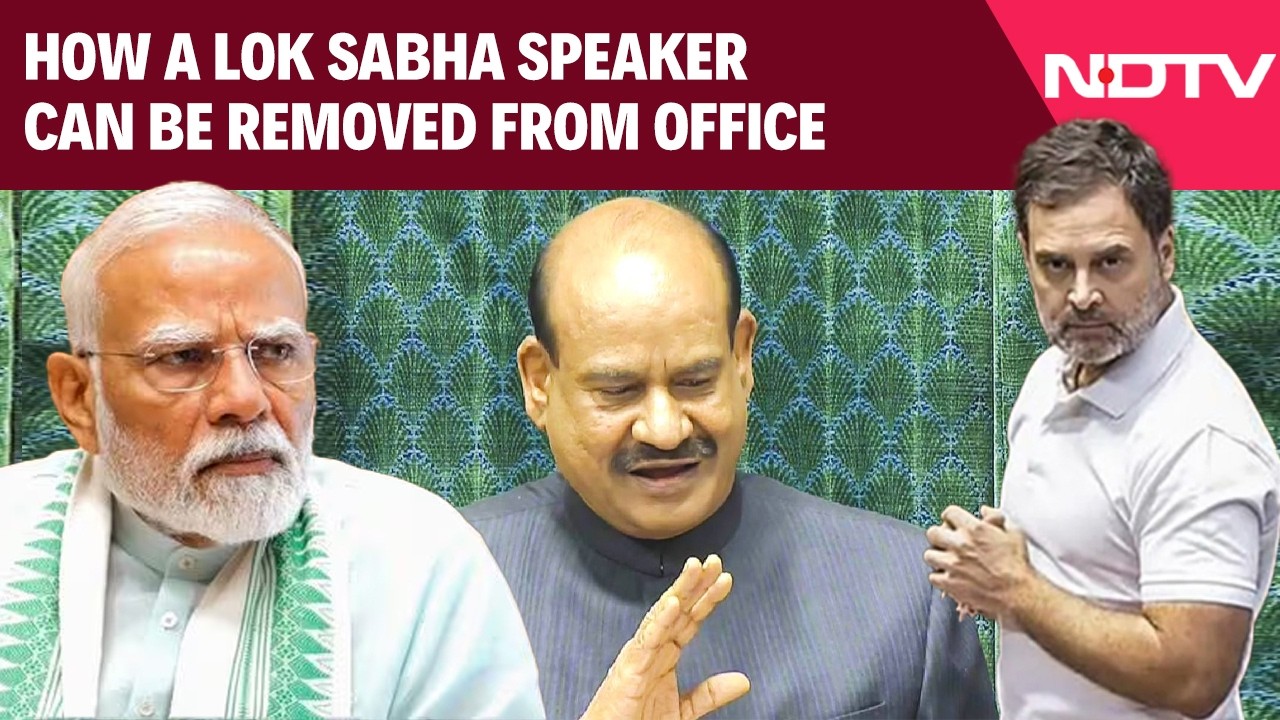 Explained: How A Lok Sabha Speaker Can Be Removed From Office