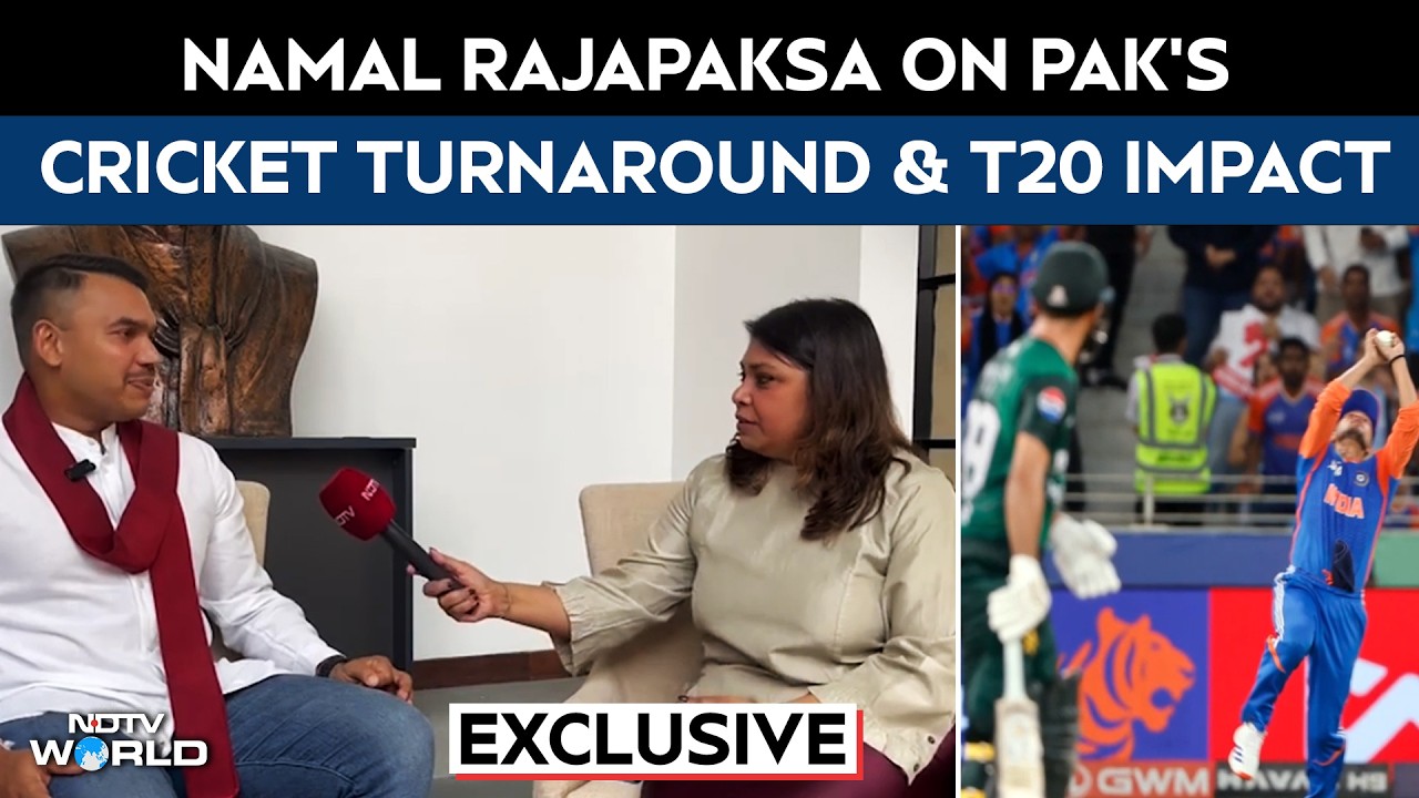 Sri Lanka MP Namal Rajapaksa on Pakistan’s Cricket Turnaround, India-Sri Lanka Sports Ties