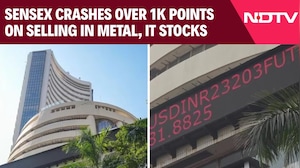 Sensex Crashes Over 1K Points On Selling In Metal, IT Stocks; Nifty Sinks 336 Points