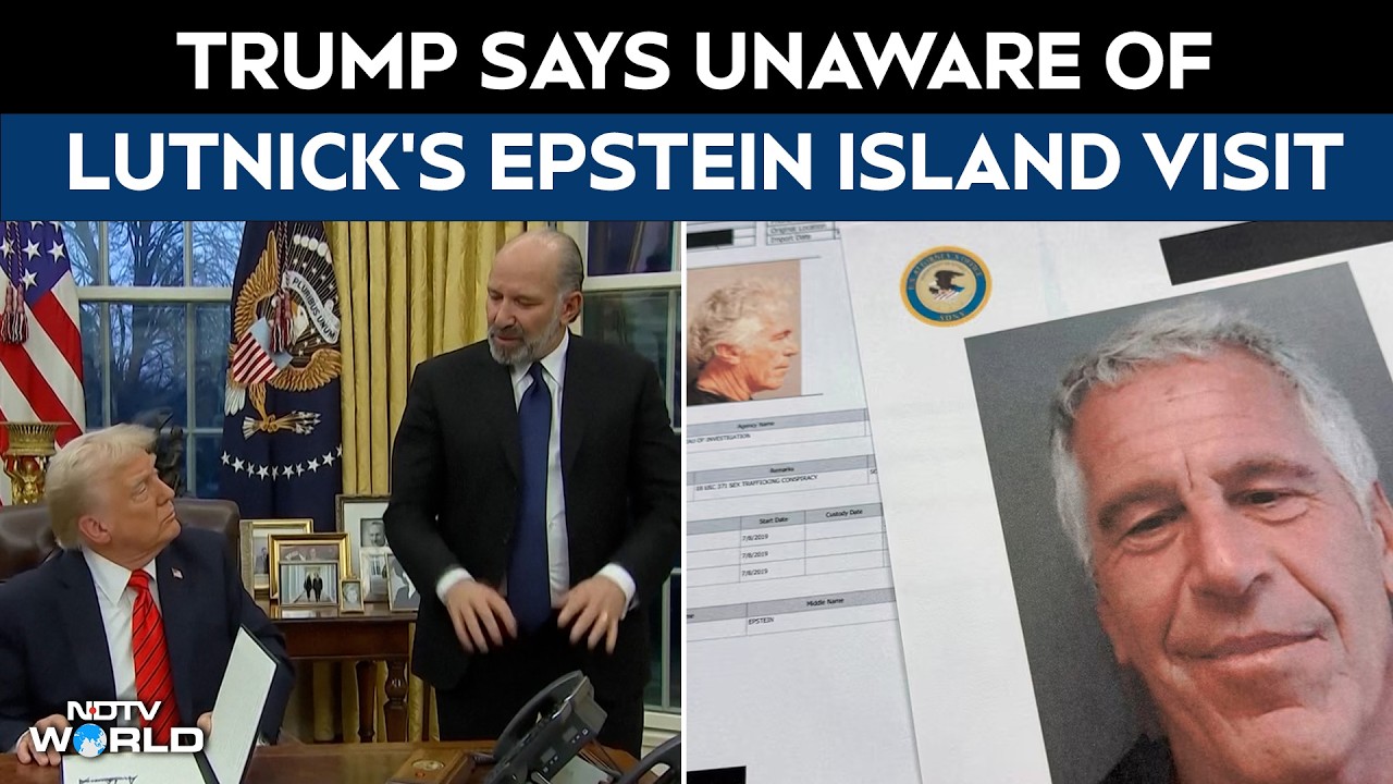 Trump Latest News | ‘Wasn’t Aware’: Trump Claims Ignorance Of Lutnick’s Epstein Trip,