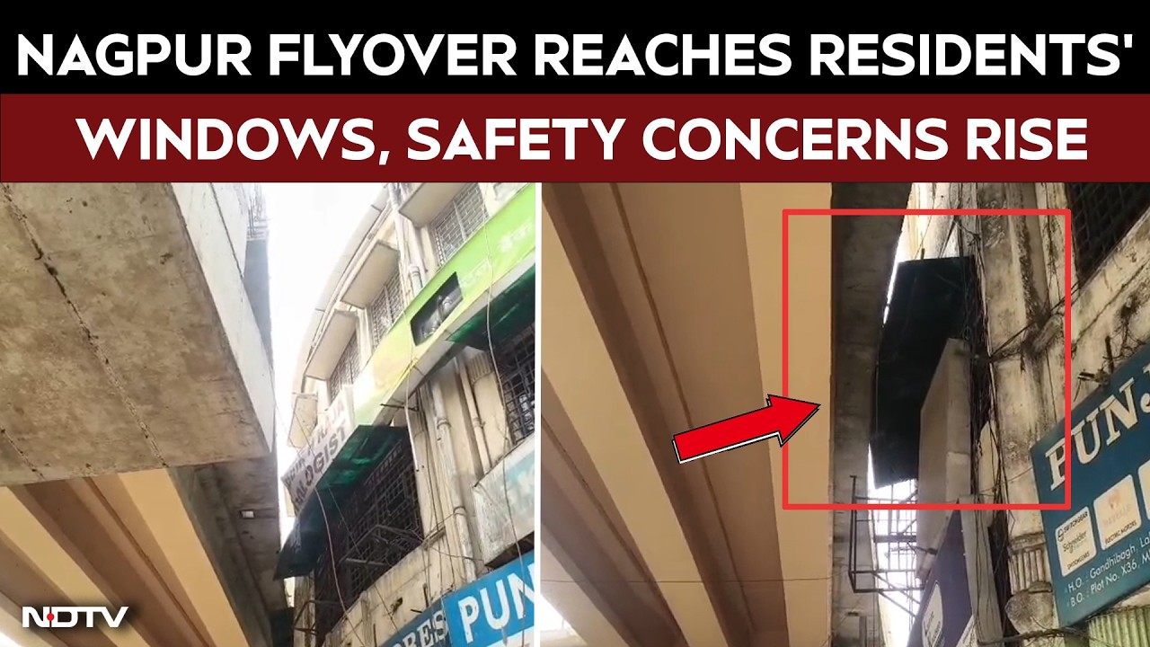 Nagpur Flyover Reaches Residents’ Windows; Second Incident Sparks Planning Concerns