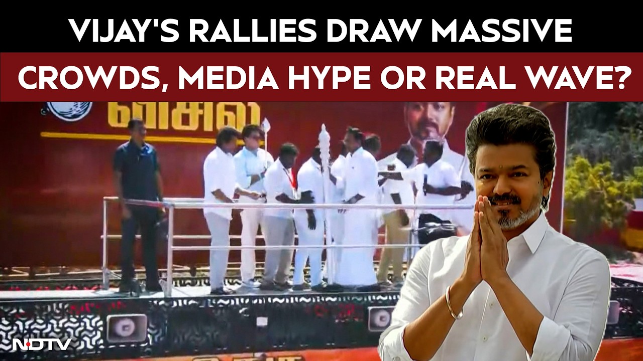Is Vijay Being Overhyped? Media Spotlight On TVK Chief Sparks Political Debate In Tamil Nadu