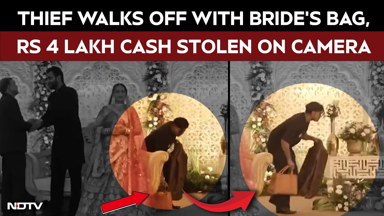 Jaipur News | On Camera, Thief Walks Off With Bride's Bag Containing Rs 4 Lakh Cash