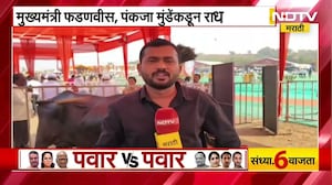 Beed | महा पशुधन एक्सपोमध्ये राधा म्हैस आकर्षणाचा केंद्रबिंदू, जगातली सर्वात मोठी म्हैस NDTV मराठीवर