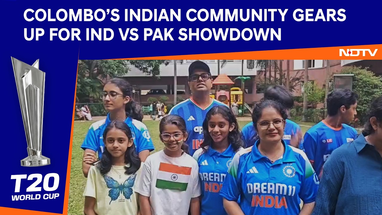 India Vs Pakistan T20 World Cup | Colombo&rsquo;s Indian Community Gears Up For IND Vs PAK Showdown
