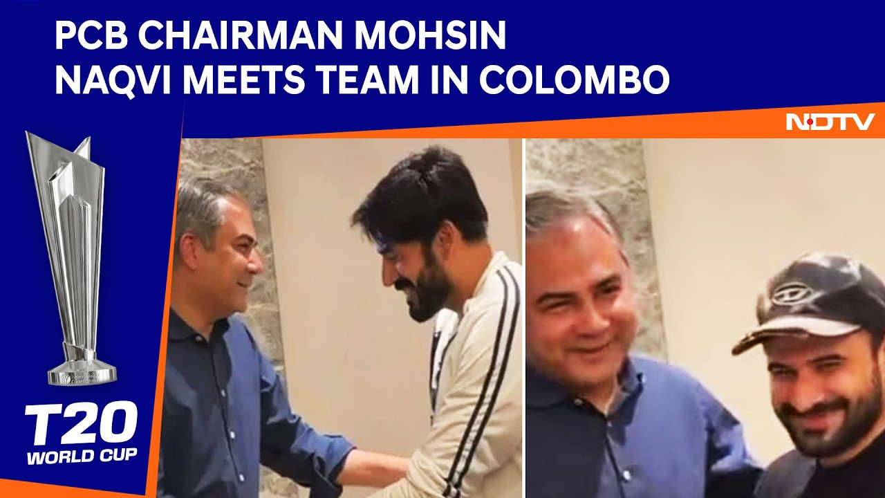 India Vs Pakistan | PCB Chairman Mohsin Naqvi Meets Team In Colombo Ahead Of High-Stakes India Clash