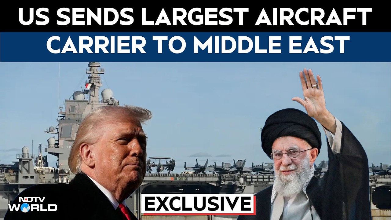 Explained: US Sends Largest Aircraft Carrier To Middle East Amid Iran Tension