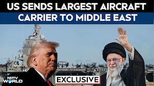 Explained: US Sends Largest Aircraft Carrier To Middle East Amid Iran Tension