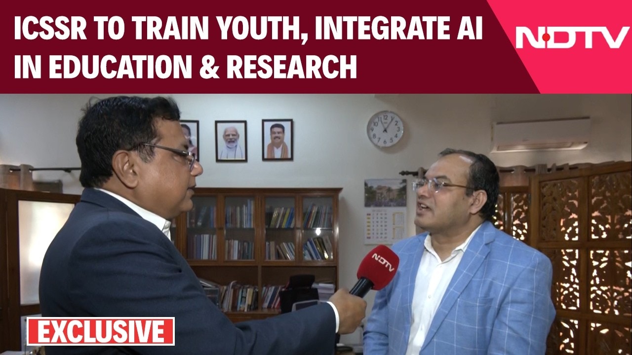 NDTV Exclusive | AI For All Push: ICSSR to Train Youth, Integrate AI in Education & Research