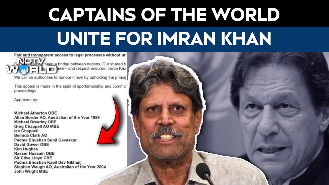 Kapil Dev, Sunil Gavaskar Bat For Jailed Imran Khan, Write To Pak Govt
