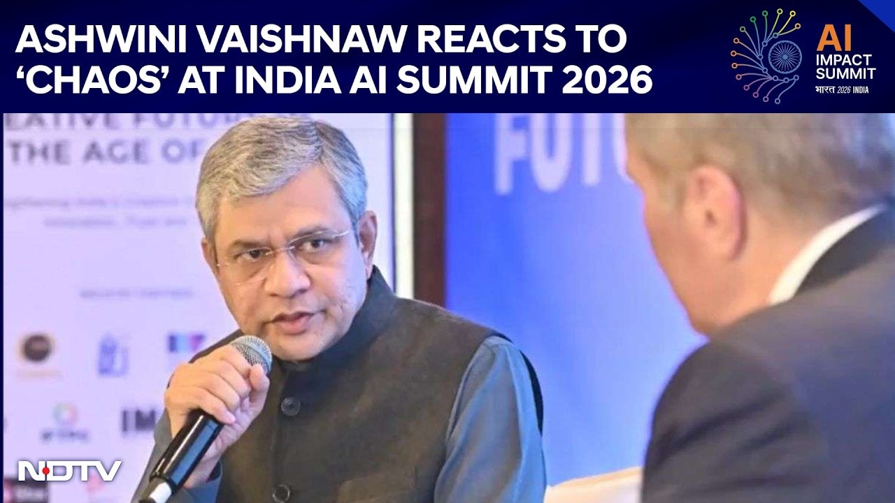 India AI Summit | “My Apologies”: Union Minister Ashwini Vaishnaw Reacts to ‘Chaos’ at AI Summit