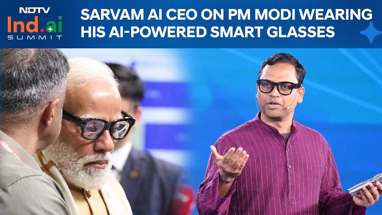 Sarvam AI CEO Pratyush Kumar On PM Modi Wearing His AI-Powered Smart Glasses