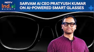 NDTV Ind.AI Summit: Sarvam AI CEO Pratyush Kumar On AI-Powered Smart Glasses