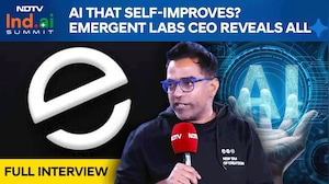 Emergent Labs AI | NDTV India.AI Summit: Mukund Jha, CEO Of Emergent Labs, On His Platform