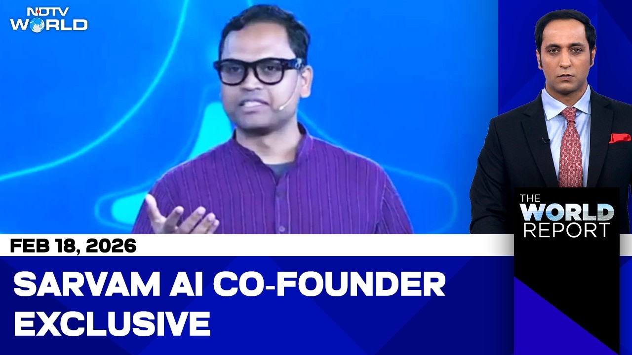 NDTV Ind.AI Summit | Discussing Homegrown AI Revolution With Sarvam AI Co-Founder Pratyush Kumar