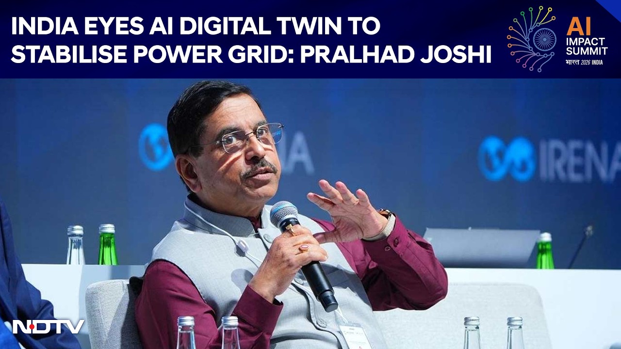 AI Summit: India Eyes AI-Powered Digital Twin To Stabilise Power Grid, Says Pralhad Joshi