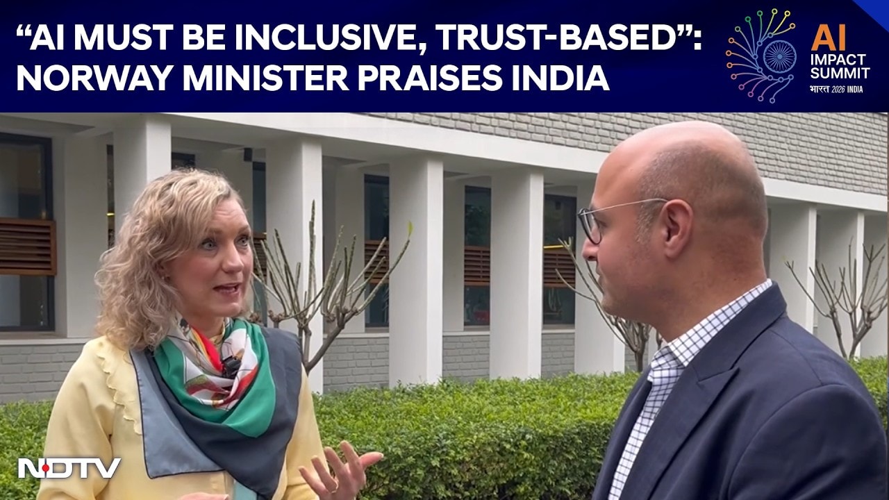 AI Impact Summit | "AI Must Be Inclusive, Trust-Based": Norway Minister Karianne Tung Praises India