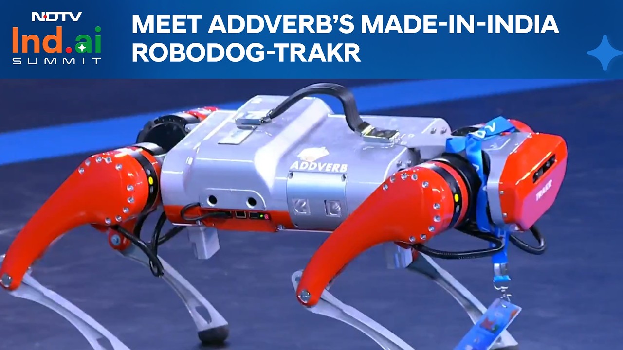 India AI Summit | Meet Addverb's Made-In-India Robodog-Trakr