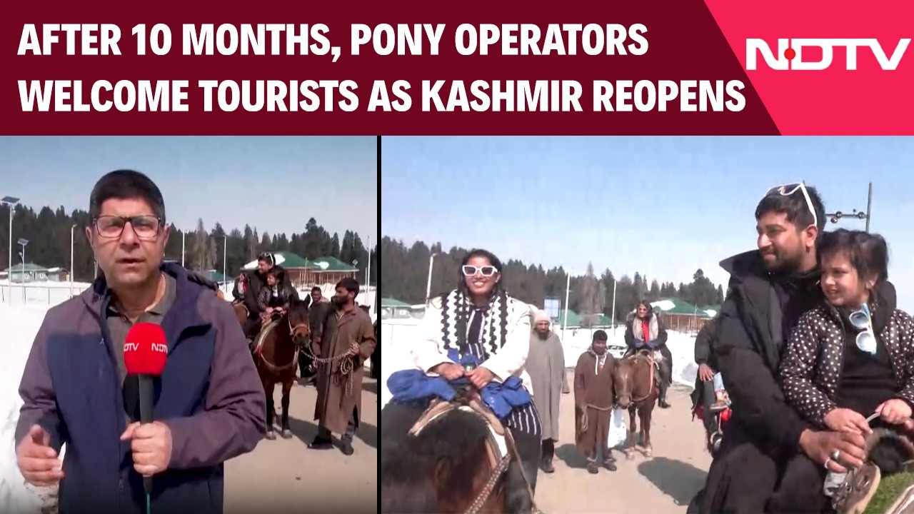 Jammu Kashmir News | After 10-Month Furlough, Pony Operator Gets First Tourist As Valley Reopens