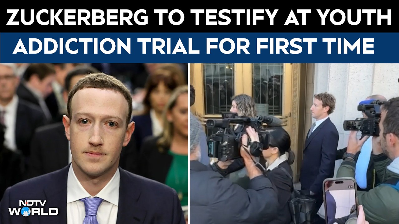 Mark Zuckerberg To Testify At Youth Addiction Trial For The First Time In A US court