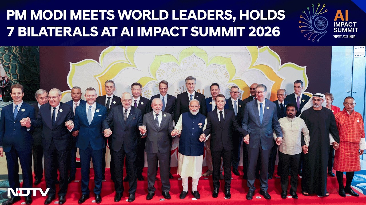 PM Modi Welcomes World Leaders To AI Impact Summit, Holds Bilaterals With 7 PMs, Presidents and CEOs