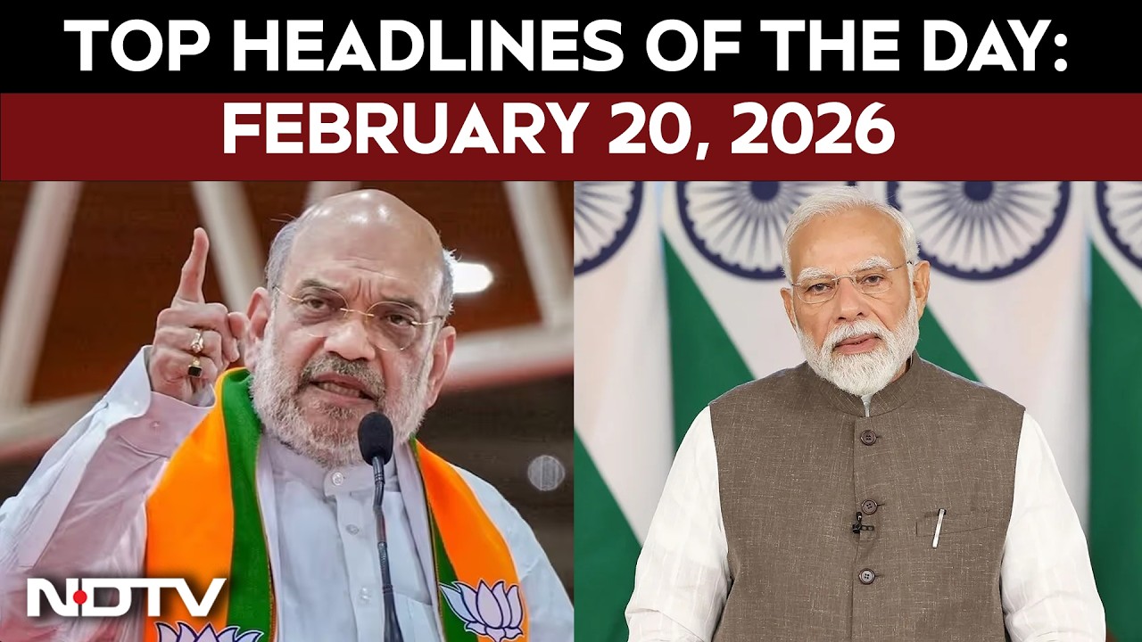 Amit Shah In Assam Ahead Of State Polls | Top Headlines Of Feb 20, 2026