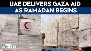 UAE Gaza News | UAE Delivers Gaza Aid As Ramadan Begins