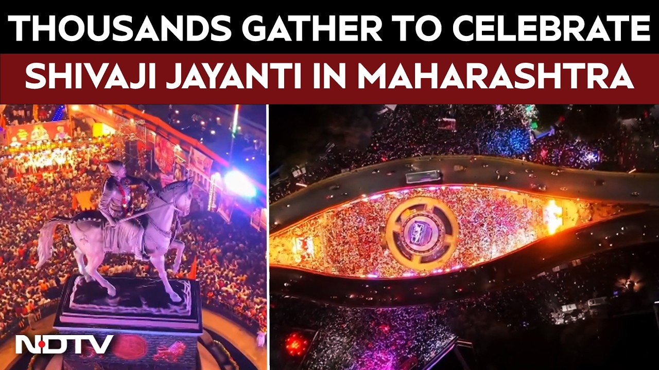 Thousands Gather To Celebrate Shivaji Jayanti In Maharashtra, Video Goes Viral