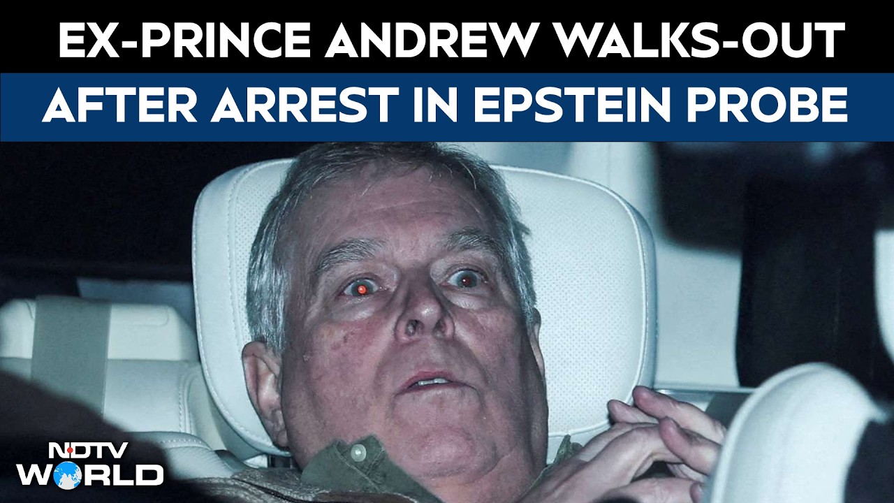 Former Prince Andrew Walks-out Hours After Being Arrested Amid Epstein Files Probe