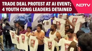 AI Summit News | Youth Congress Leaders Detained After Shirtless Protest At AI Summit
