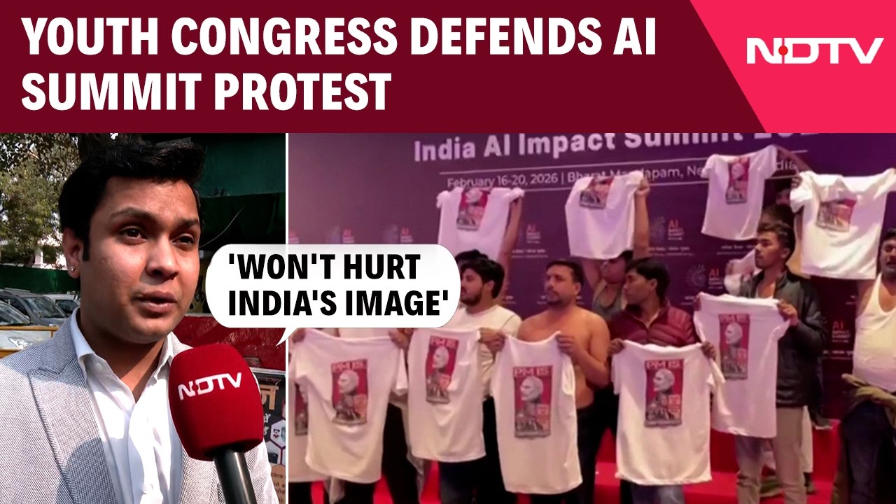 Youth Congress | 'Raising National Issues Is Important': Youth Congress On AI Summit Protest