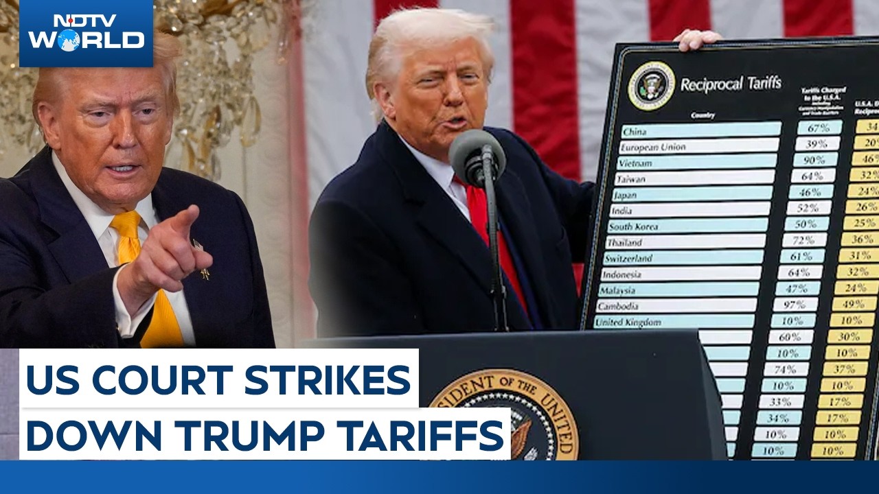 Donald Trump News | Trump's Tariffs Struck Down By US Supreme Court: "President Not Authorised"