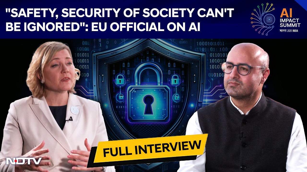 "Safety, Security Of Society Can't Be Ignored": Senior EU Official On AI