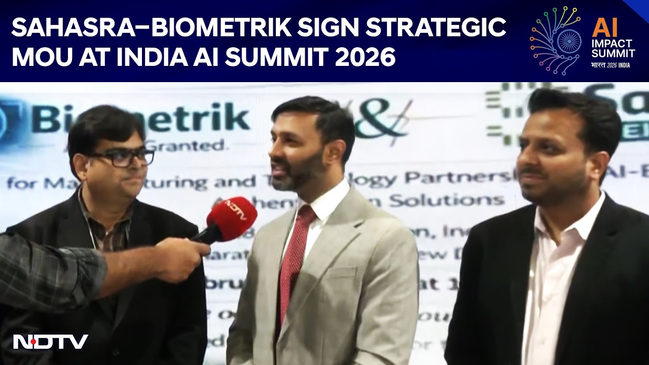 Sahasra-Biometrik Sign Strategic MoU At India AI Summit 2026