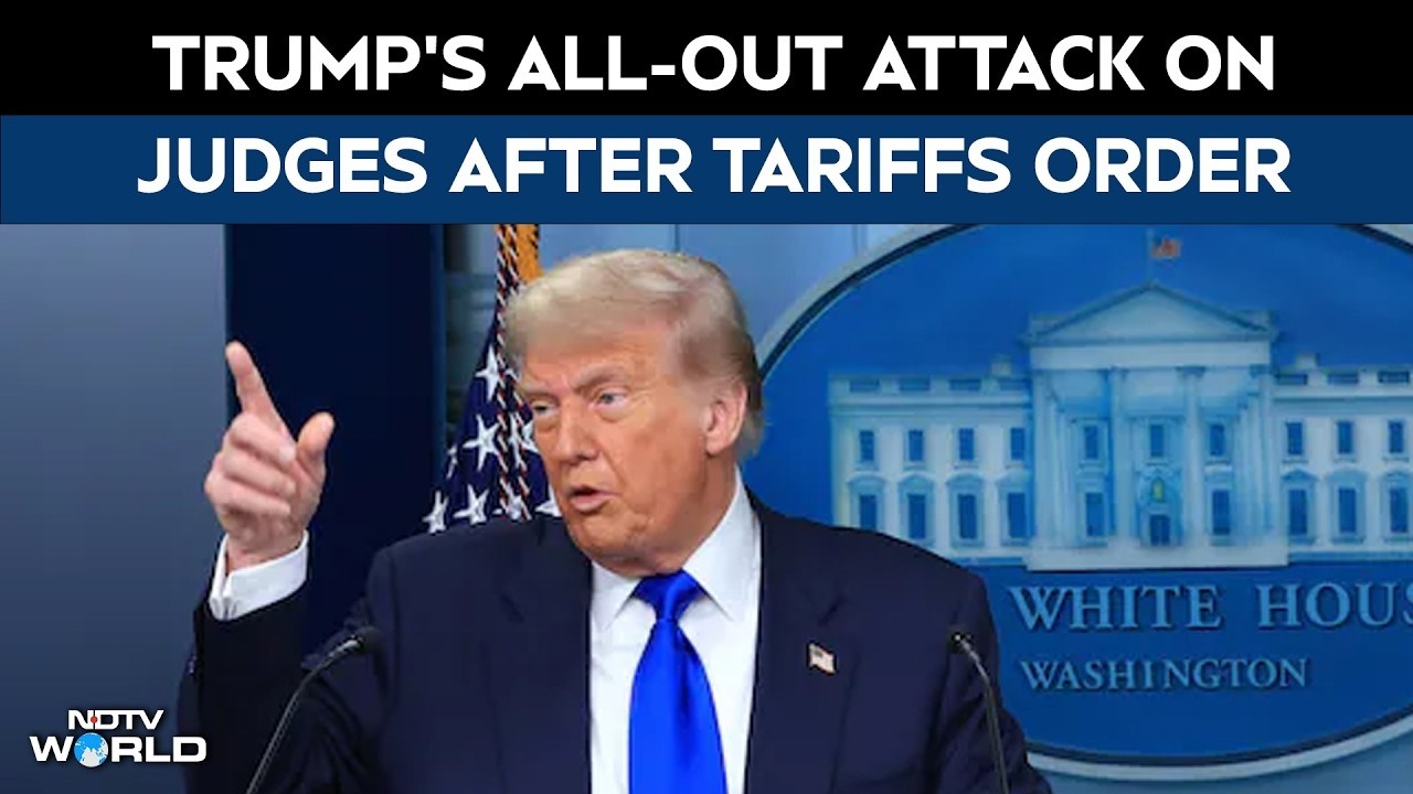 Donald Trump News | "Fools And Lapdogs": Trump's All-Out Attack On Judges After Tariffs Order