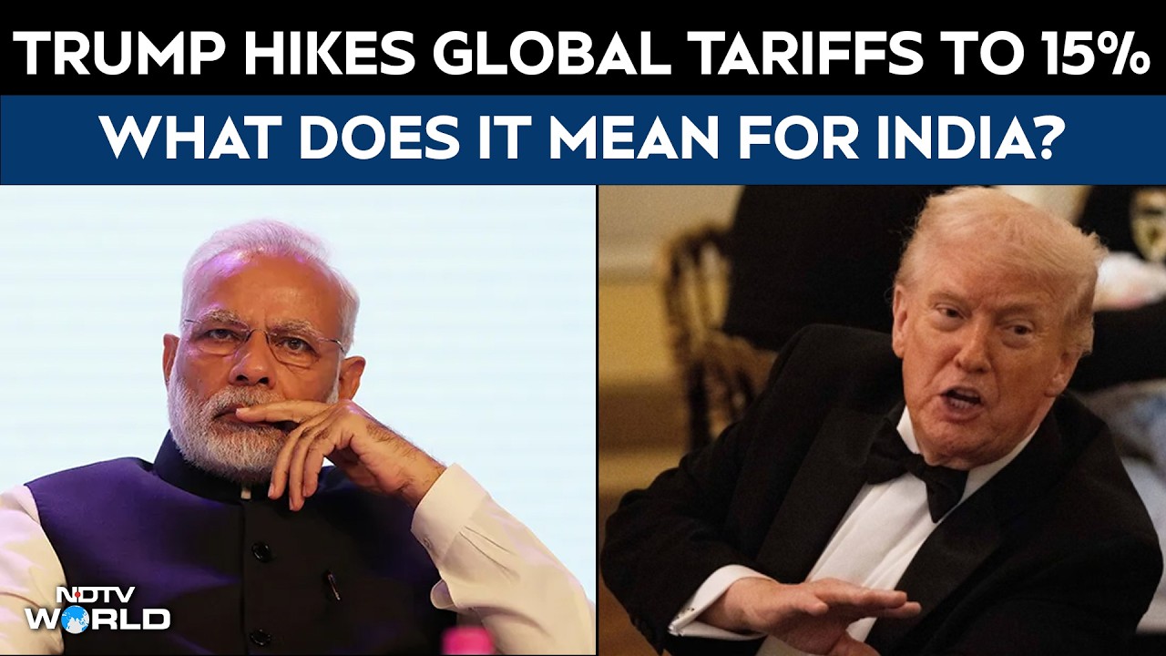 Explained: Trump Hikes Global Tariffs To 15% - What Does It Mean For India?