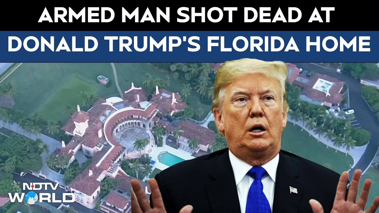 Armed Man Shot Dead After Forced Entry Into Donald Trump's Florida Home