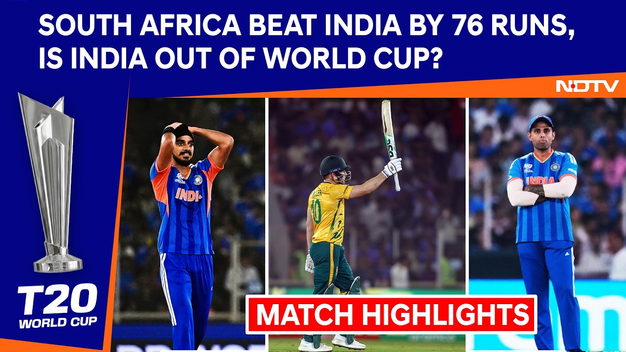 India Vs SA Match Highlights: South Africa Beat India By 76 Runs, What Next For India In T20 WC?