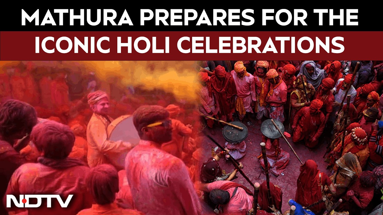 UP's Mathura Prepares To Host The Iconic Holi Celebrations