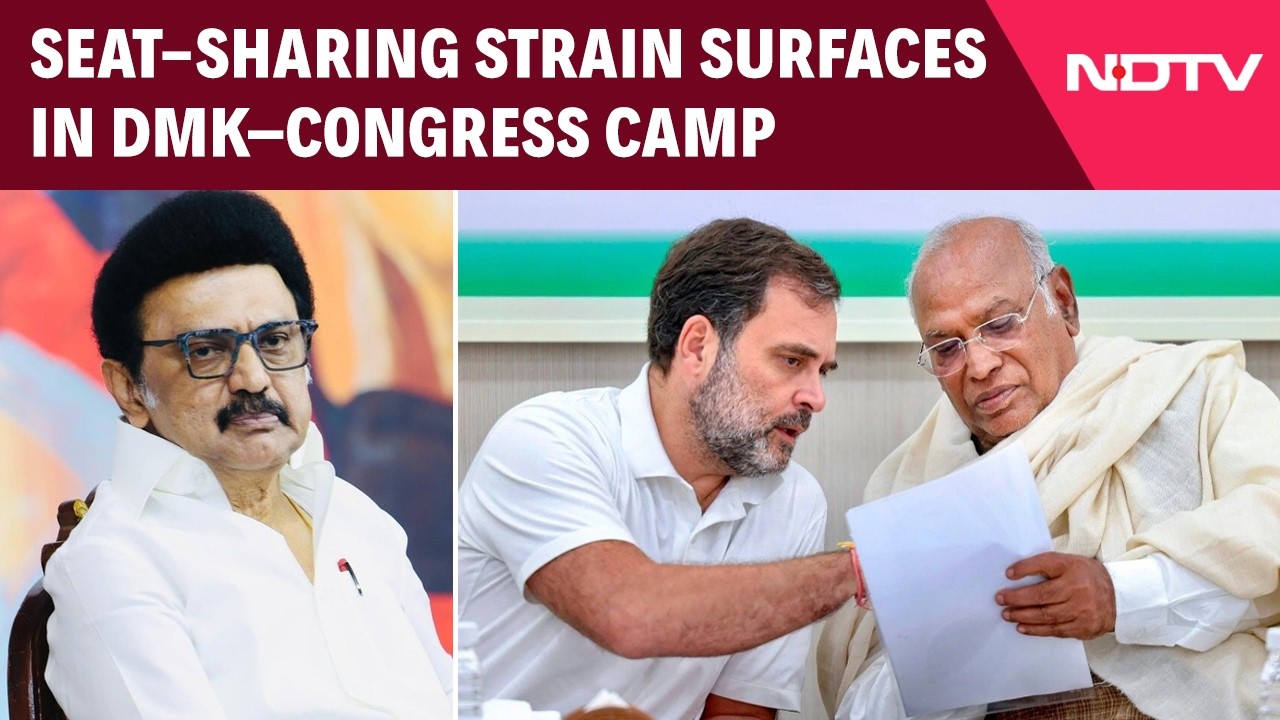 DMK, Congress Begin Seat-Sharing Talks Ahead of 2026 Tamil Nadu Polls