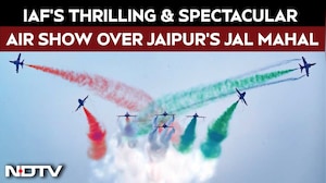Indian Air Force Showcases A Thrilling & Spectacular Air Show Over Jaipur's Jal Mahal