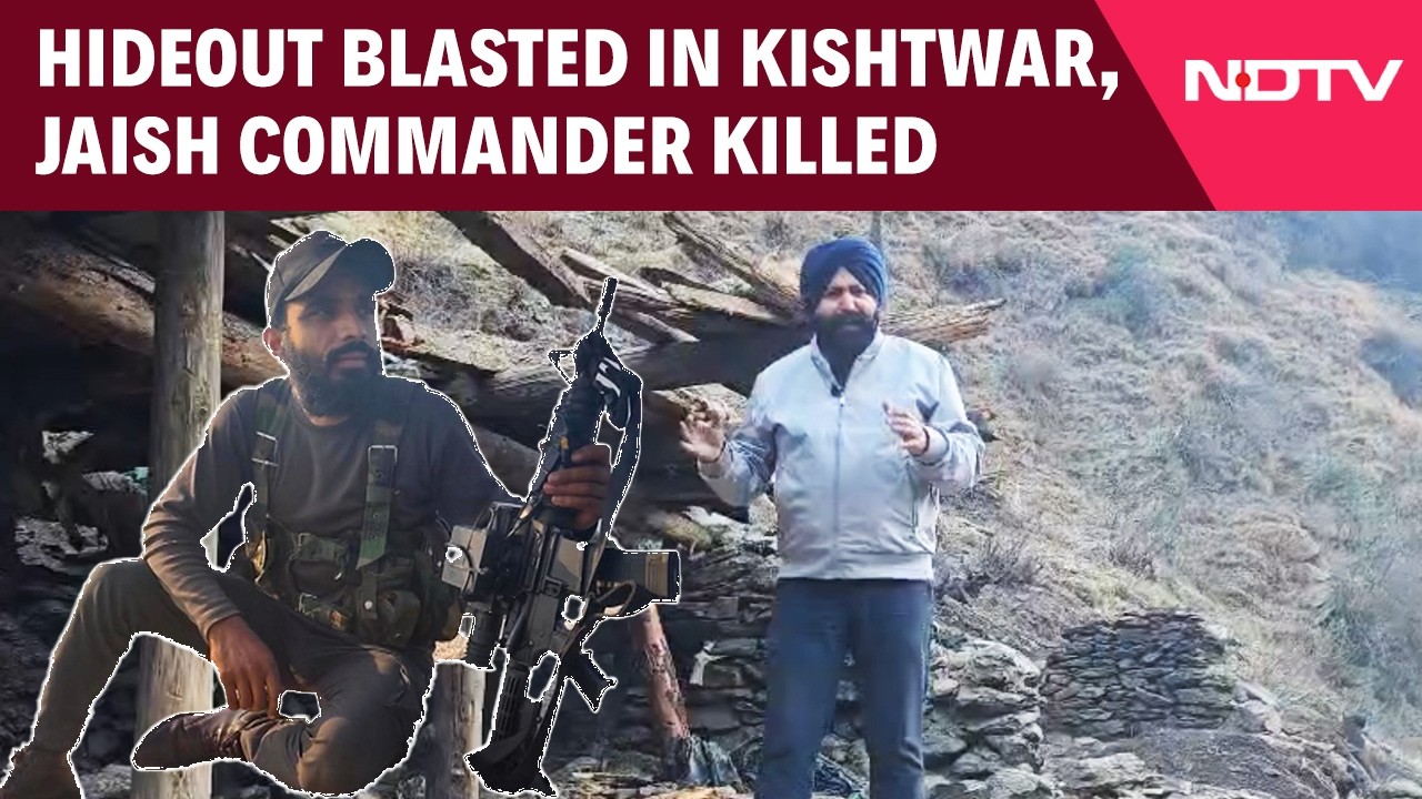 Terrorist Killed in Kishtwar Encounter; Jaish Commander Among Three Eliminated