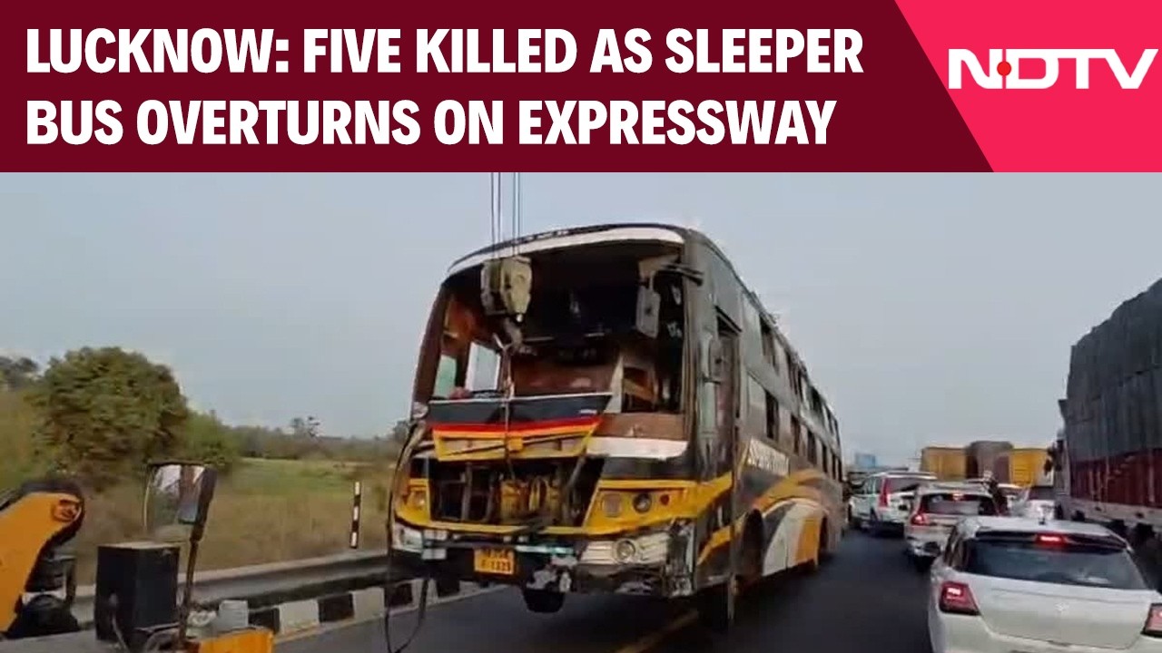 Lucknow Bus Accident: Five Killed As Bus Overturns On Purvanchal Expressway