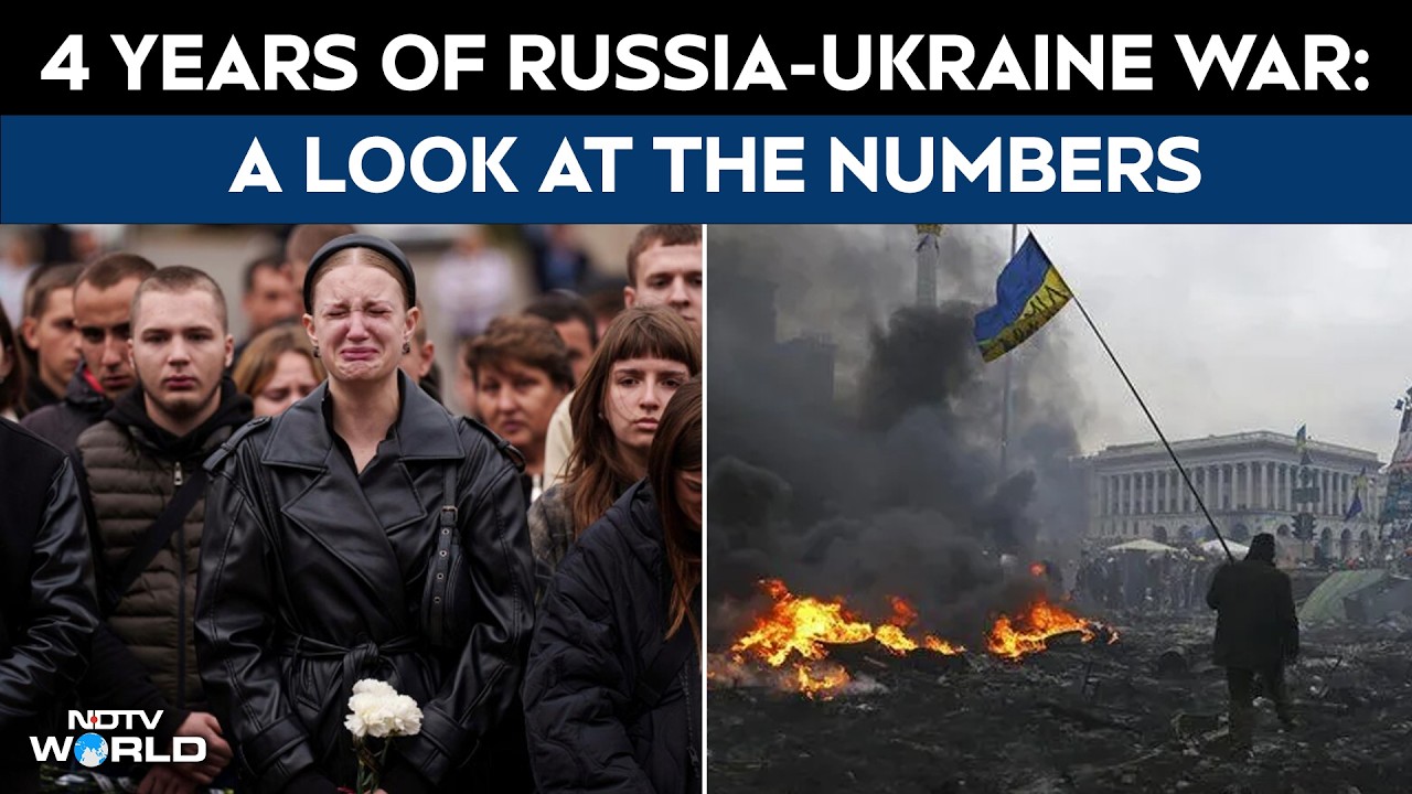 Russia-Ukraine War News | 4 Years Later, A Look At The Russia-Ukraine War By The Numbers