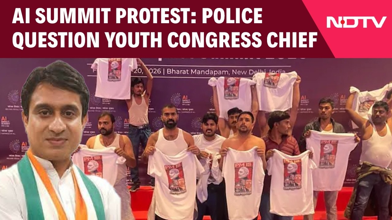 AI Summit Protest : Cops Probe 'Larger Conspiracy' as Youth Congress Chief Under Scanner