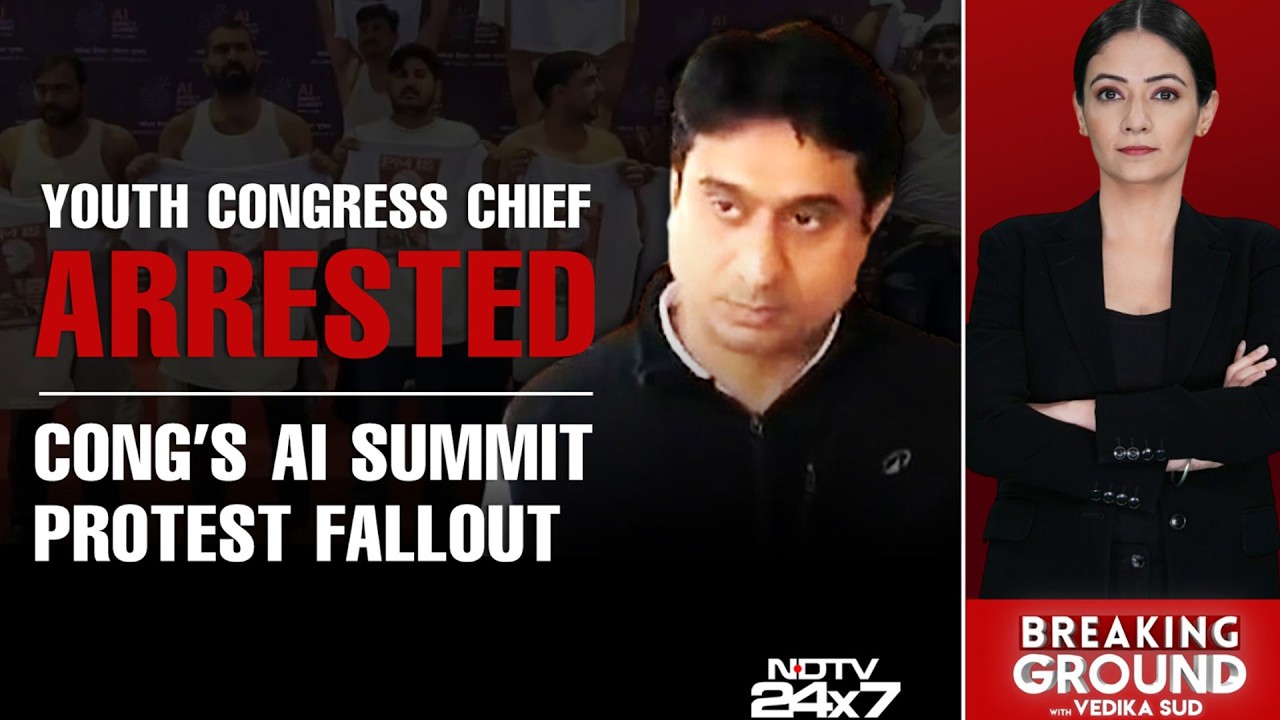 Youth Congress Chief Uday Bhanu Chib Arrested in AI Summit Protest Case
