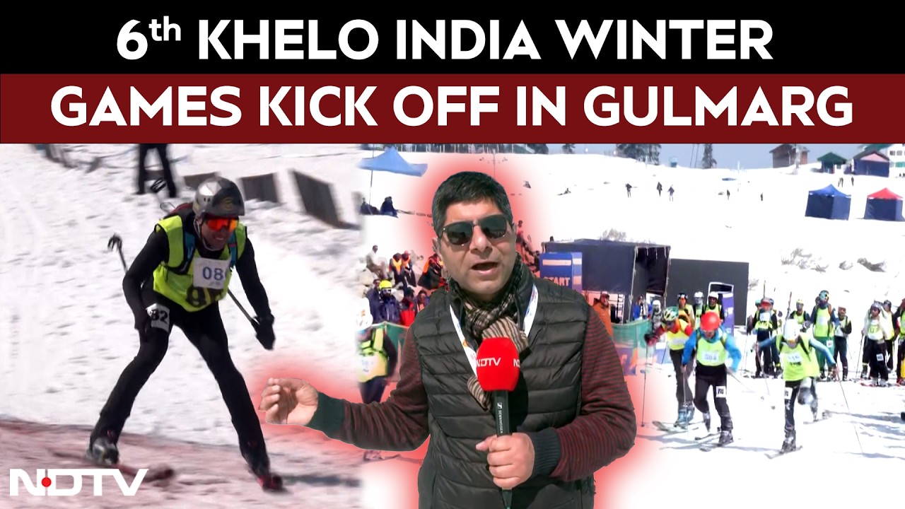 6th Khelo India Winter Games Kick Off In Gulmarg